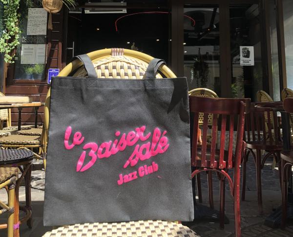 Tote Bag noir Le Baiser Salé Jazz Club | © Le Baiser Salé